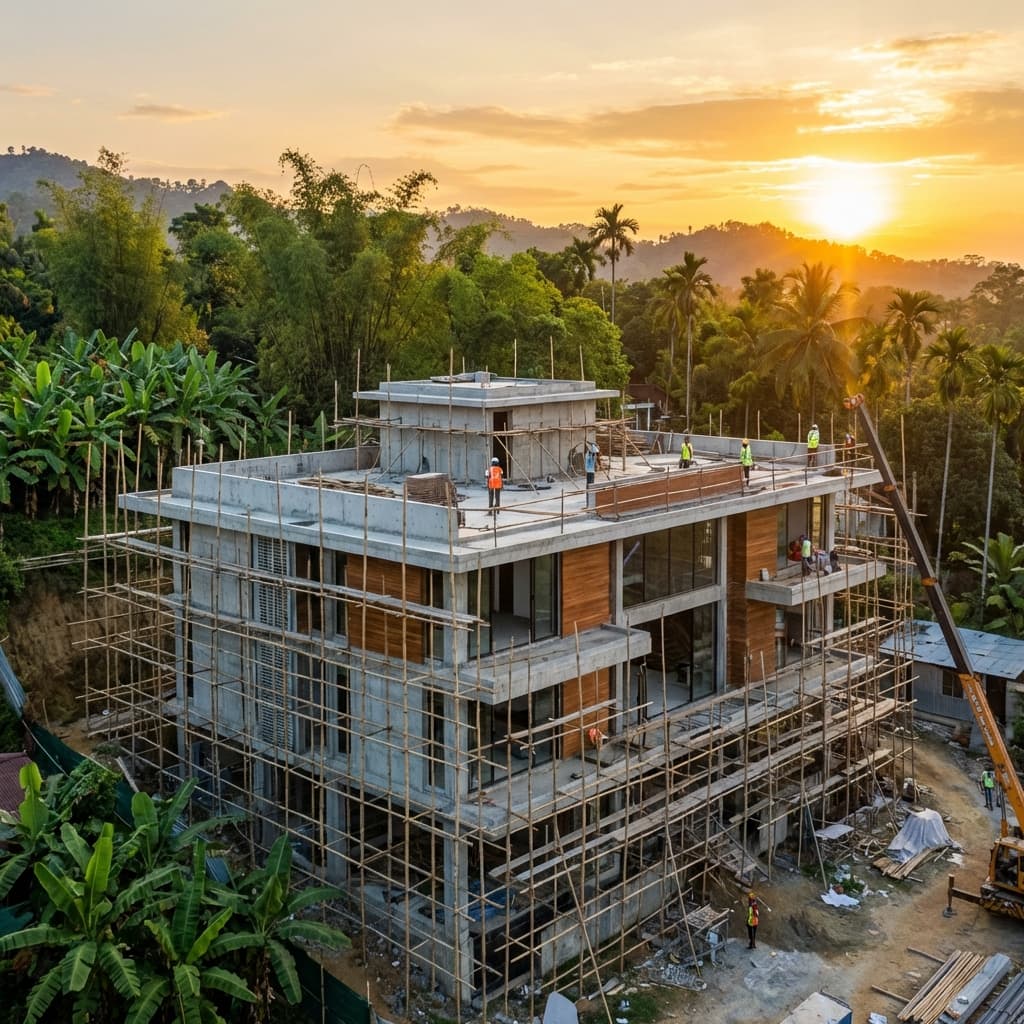 Modern Construction in Tezpur